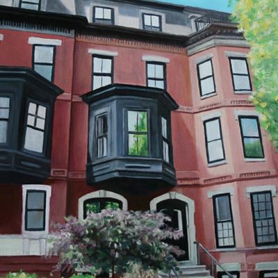 Hand Painted House Oil Portrait from Photo,by myDaVinci - myDaVinci